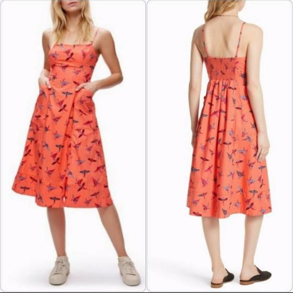 Free People sunshine of your love Parrot Dress